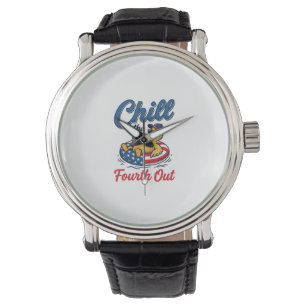 Montre Refroidir le quatrième dessin de T-shirt de canard