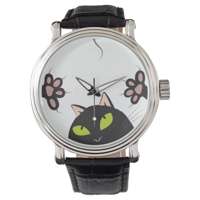 Montre "Regarde mes griffes" Regarder (devant)