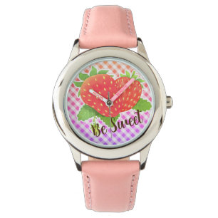 Montre Regarder la fraise douce