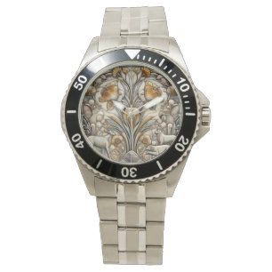 Montre Regarder le carrelage d'animaux Art déco