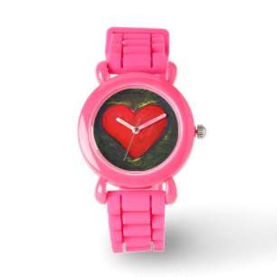 Montre Regarder le coeur peint