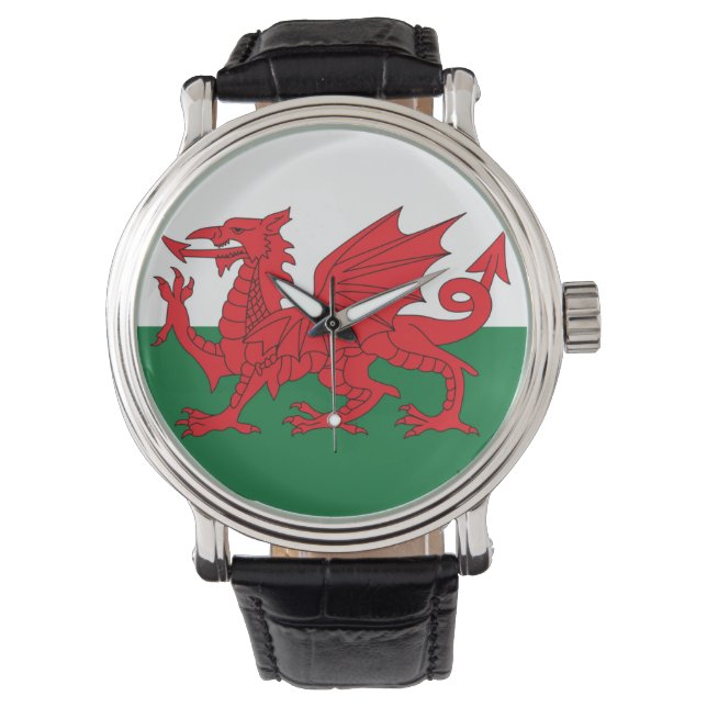 Montre Regarder le drapeau gallois (devant)
