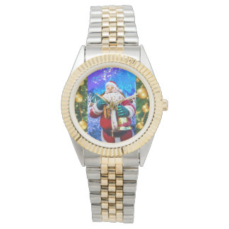 Montre Regarder le rouge Noël Père Noël en hiver