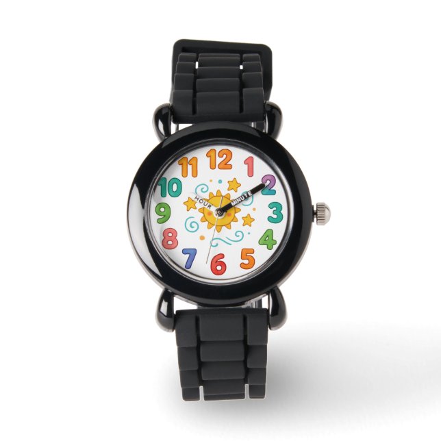 Montre Regarder Les Enfants - Style Cartoon Horloge Amusa (Recto)