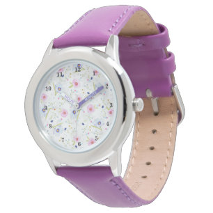 Montre Regarder les fleurs fraîches du jardin