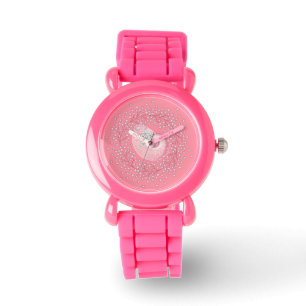 Montre Regarder les Parties scintillant roses