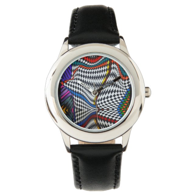 Montre Regarder l'illusion optique (devant)