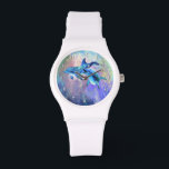 Montre Regardez avec un joyeux couple de dauphins<br><div class="desc">Montres Dolphin en couple</div>