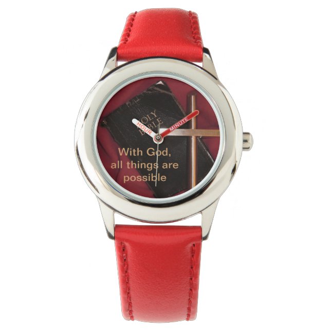 Montre Regardez avec un rappel que tout est possible (devant)