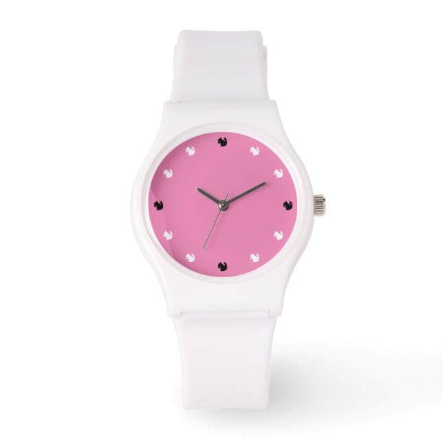 Montre Regardez comment le temps passe en rattrapant les  (Recto)