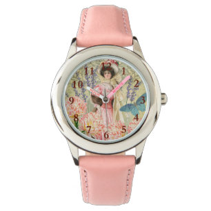Montre Regency de femme victorienne rose