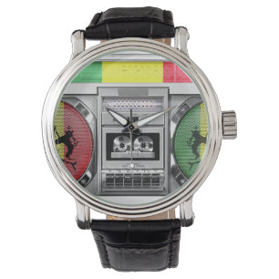 Montre reggae de boombox