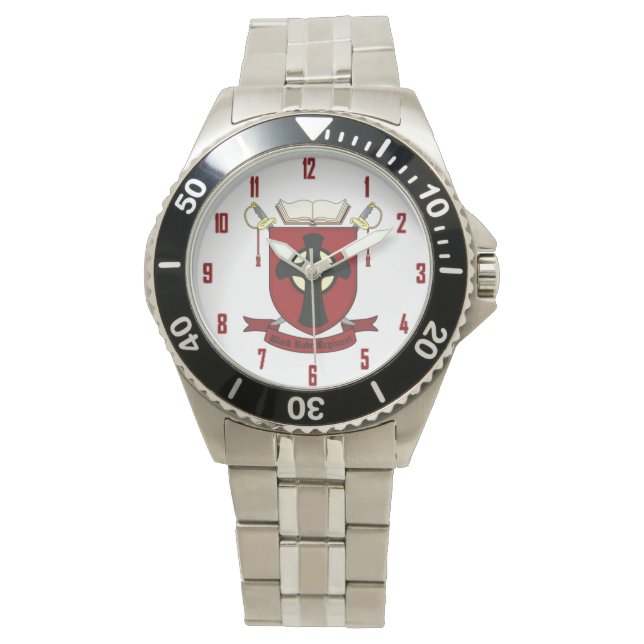 MONTRE RÉGIMENT ROBE NOIR (devant)