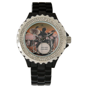 Montre réglée par tambours de batteur