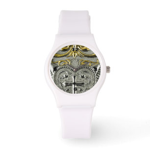 Montre religieux christianisme métal croix d'argent