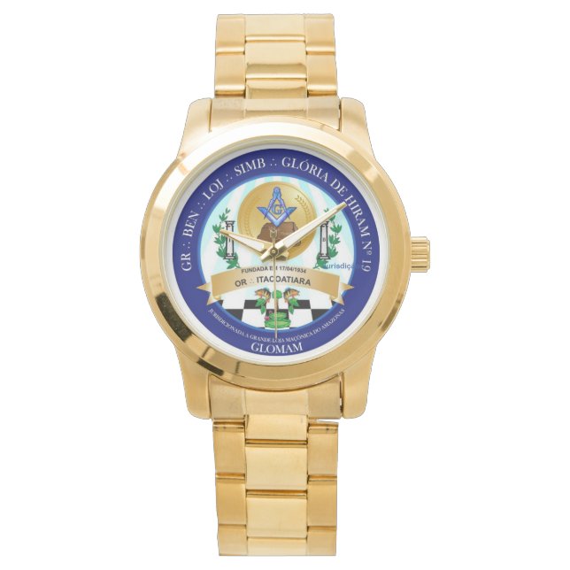 Montre Relógio Oficial da Loja Maçônica GH19 (devant)