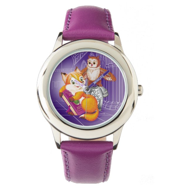 Montre renard et hibou (devant)