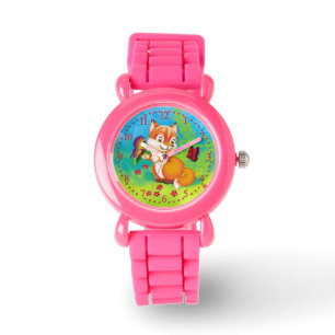 Montre renard et papillon