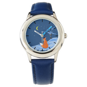 Montre Renard nocturne d'hiver