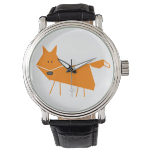 Montre Renard orange