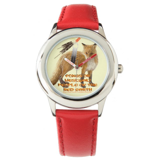 Montre "Renards ou Meskwaki - Les gens de la Terre Rouge" (devant)