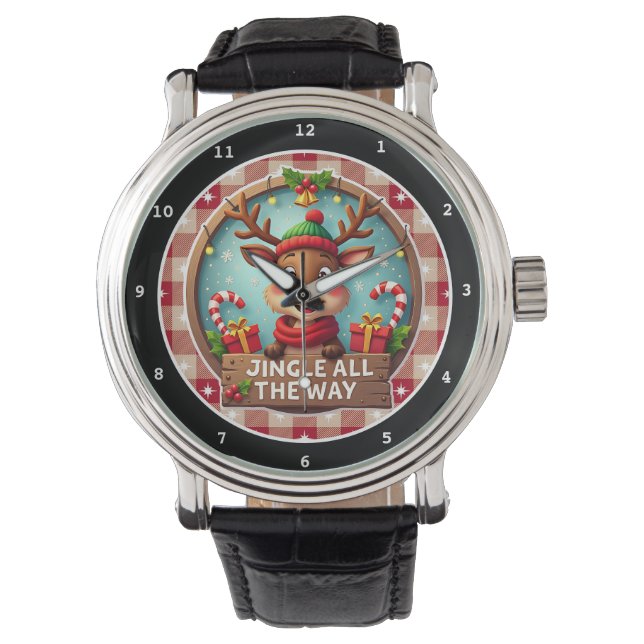 Montre Renne Jingle All The Way  (devant)