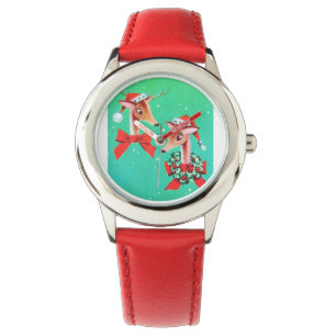 Montre Renne vintage doux superbe de Noël