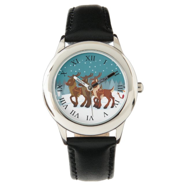 Montre Rennes dans la neige (devant)