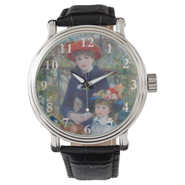 Montre Renoir Deux Soeurs Terrasse Français Impressionnis (devant)