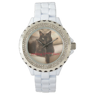 Montre Repose du chat face b****