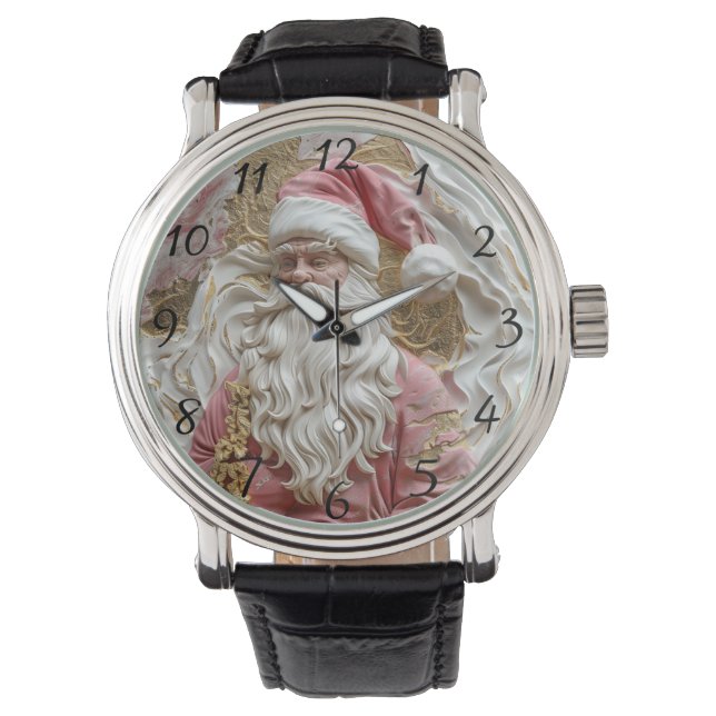 Montre Représentation artistique festive de Santa (devant)