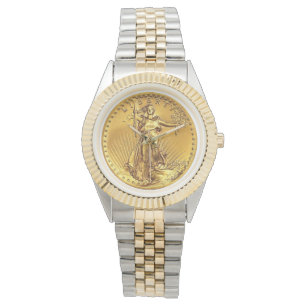 Montre République américaine, pièce d'or de 20 $ Saint-Ga