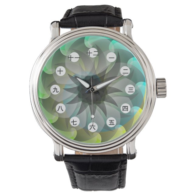 Montre Requin spiral (CHN / JP Face) par Kenneth Yoncich (devant)