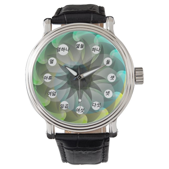 Montre Requin spiral (visage coréen) par Kenneth Yoncich (devant)