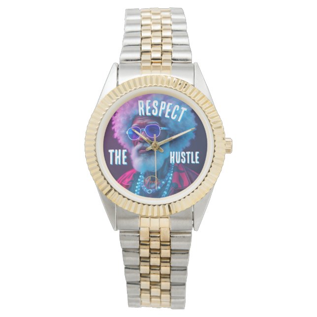 Montre Respect the hustle  (devant)