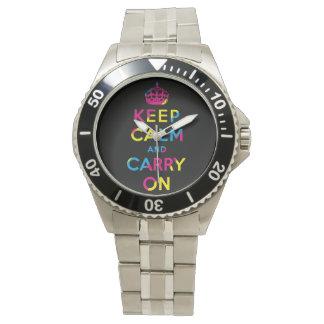 Montre restez calme et continuez - CMYK