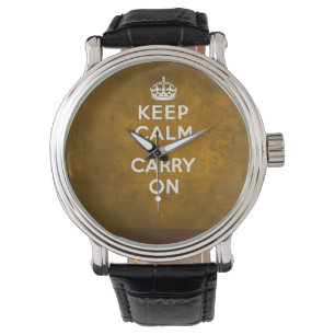 Montre Restez calme et poursuivez