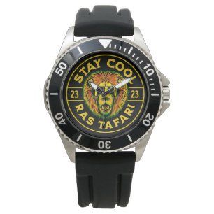 Montre Restez Cool Regarder Rasta