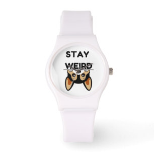 Montre Restez Drôle Étrange Cartoon Chien Boston Terrier