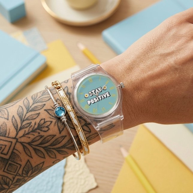 Montre Restez Positif (Créateur téléchargé)