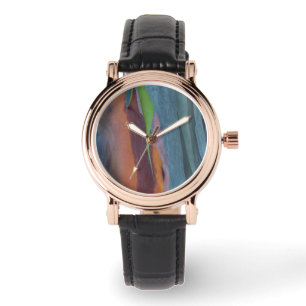 Montre Résumé de l'arbre à gomme arc-en-ciel