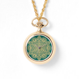 Montre Rétro Boho Chic Bohème Hippie Rosette Mandala