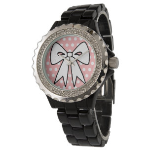 Montre Retro Bow Pink Watch