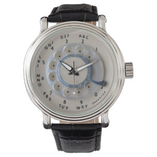 Montre Rétro cadran rotatoire de téléphone
