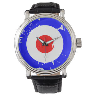 Montre Rétro cible âgée vintage de mod