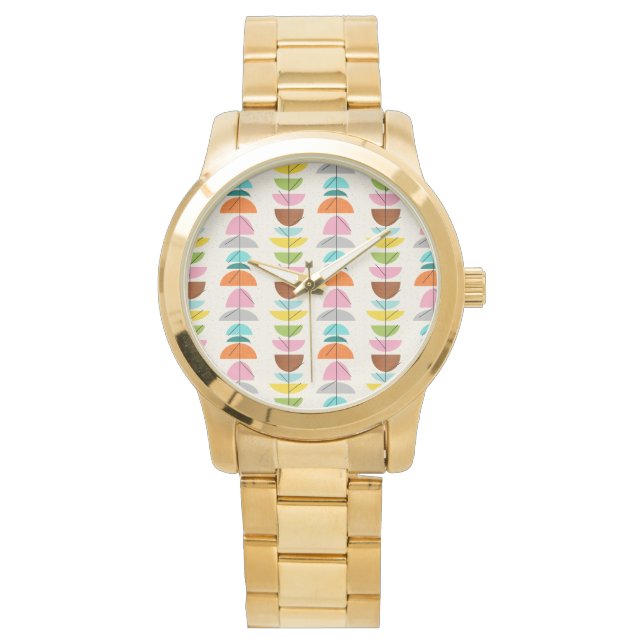 Montre Retro Colorée Revue des nids (devant)