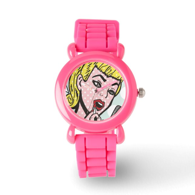 Montre Retro Comic Book Cutie Watch (Recto)