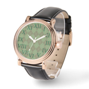 Montre Retro Green Jacquard Watch