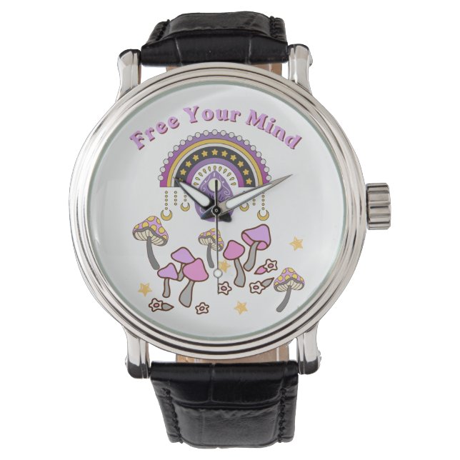 Montre Retro Libérez Votre Esprit (devant)