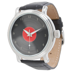 Montre Retro Red Record Regarder cadeau